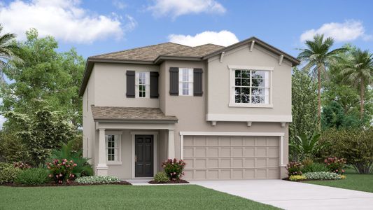 New construction Single-Family house 32109 Hawthorne Cottage Place, San Antonio, FL 33576 - photo 4 4