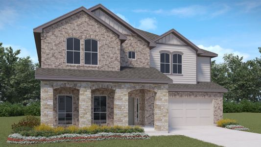 New construction Single-Family house The Homer, 2140 Ghost Rider Court, Leander, TX 78641 - photo