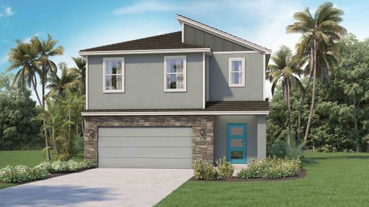 New construction Single-Family house Robie-Modern, 31347 Penny Surf Loop, Wesley Chapel, FL 33545 - photo