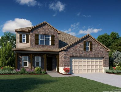 New construction Single-Family house 12630 Auriga, San Antonio, TX 78245 Jordan Homeplan- photo 0 0