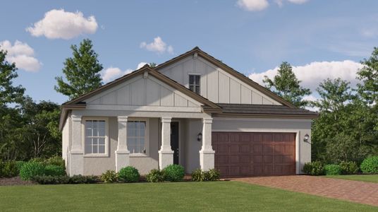 New construction Single-Family house 10356 Banyan Breeze Blvd, Land O' Lakes, FL 34638 Dawning II- photo 0 0