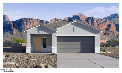 New construction Single-Family house 1990 W Sandoval Avenue, Apache Junction, AZ 85120 Caroline - photo 0