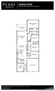 New construction Single-Family house 1706 Quick Ivy Road, San Antonio, TX 78245 Design 2079W- photo 1 1