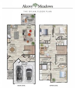 New construction Townhouse house 833 Pensive Run, Dacula, GA 30019 Dylan End Unit- photo 1 1