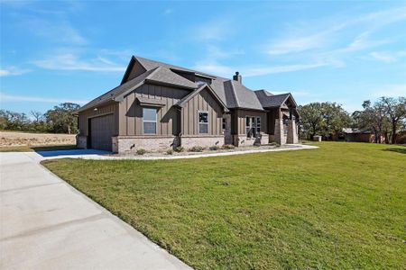 New construction Single-Family house 105 Aslan Road, Poolville, TX 76487 The Harper- photo