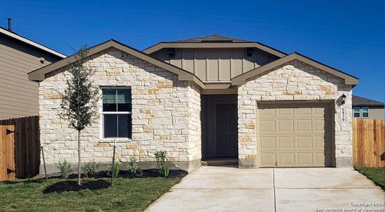 New construction Single-Family house 6830 Rondo Measure, San Antonio, TX 78252 1310 - ELEV A - THE MABRY- photo 0