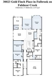 New construction Single-Family house 30023 Gold Finch Place, Fulshear, TX 77441 Newport Plan- photo 1 1