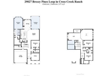 New construction Single-Family house 29827 Breezy Pines Loop, Fulshear, TX 77441 Middleton Plan- photo 1 1
