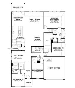 New construction Single-Family house 3517 Daffodil Road, Prosper, TX 75078 Nolan - Classic Series- photo