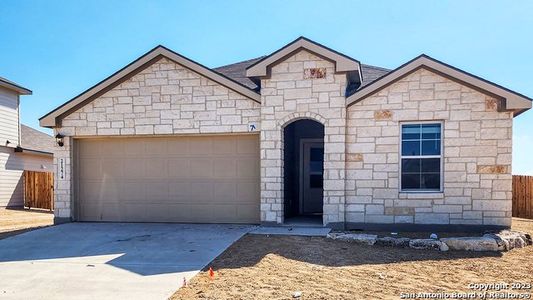 New construction Single-Family house 21274 Watercourse Way, San Antonio, TX 78266 The Harris- photo 0