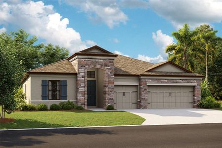 New construction Single-Family house 13255 Twin Bridges Drive, Riverview, FL 33578 - photo 0