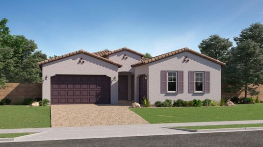 New construction Single-Family house 911 W Flatiron Trl, Apache Junction, AZ 85120 Trillium Plan 4585- photo 0