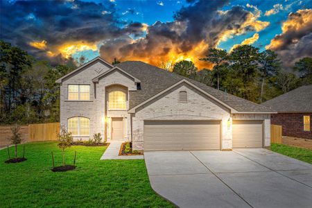 New construction Single-Family house 12134 Champions Forest Drive, Mont Belvieu, TX 77535 - photo 0 0