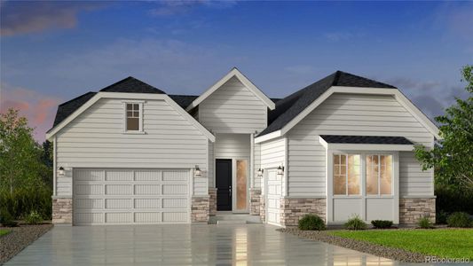 New construction Single-Family house 16692 Dry Camp Drive, Parker, CO 80134 Columbine- photo 0 0