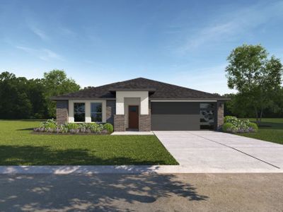 New construction Single-Family house Kingston, 31610 Barrymoore Trace, Fulshear, TX 77441 - photo