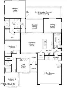 New construction Single-Family house 17890 W Tanglewood Drive, Goodyear, AZ 85338 - photo 3 3