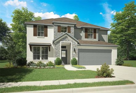 New construction Single-Family house 10612 Kono Trail, Fort Worth, TX 76179 Wimbledon- photo 0