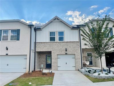 New construction Townhouse house 3343 Bell Nook Way, Lawrenceville, GA 30044 - photo 0