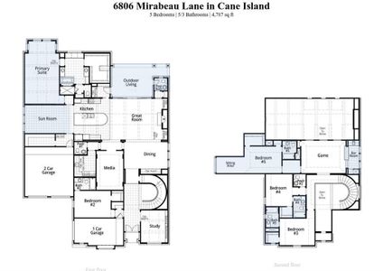 New construction Single-Family house 6806 Mirabeau Lane, Katy, TX 77493 608 Plan- photo 1 1