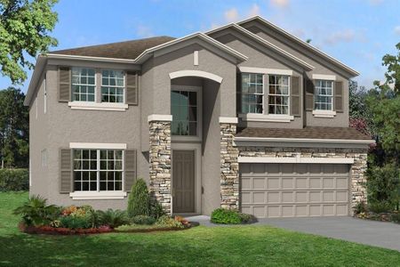 New construction Single-Family house 33163 Sycamore Leaf Drive, Wesley Chapel, FL 33545 Sonoma II- photo 0
