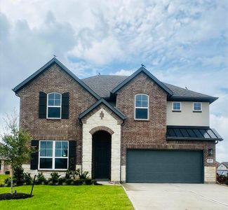 New construction Single-Family house 5918 Roebuck Bay Drive, Katy, TX 77493 Premier Series - Magnolia- photo 0 0