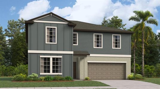 New construction Single-Family house 11349 Linden Depot Road, San Antonio, FL 33576 Trenton- photo 0