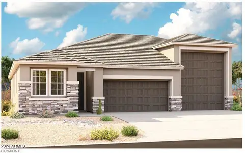 New construction Single-Family house 127 S Naples Lane, Casa Grande, AZ 85122 Pewter- photo 0