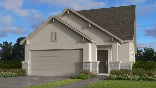 New construction Single-Family house 205 Unakite Trail, Liberty Hill, TX 78642 Harmony 2- photo 0 0