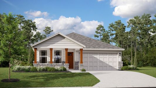 New construction Single-Family house 401 Alamito Avenue, Kyle, TX 78640 Avery- photo 0
