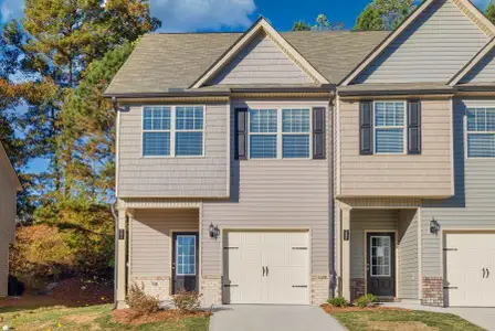 New construction Townhouse house 2812 Lillian Lane, Douglasville, GA 30135 Stephen Elliott Homes  The Savannah- photo 0