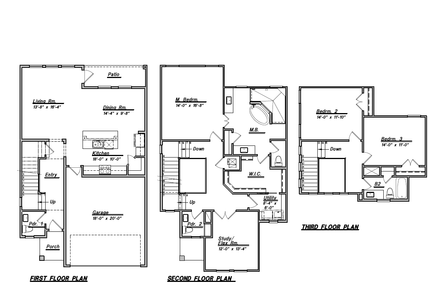 New construction Townhouse house Floor Plan 2350, 8918 Covenant Place, Houston, TX 77055 - photo
