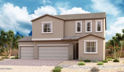 New construction Single-Family house 1605 W Tigua Way, Coolidge, AZ 85128 Moonstone- photo 0