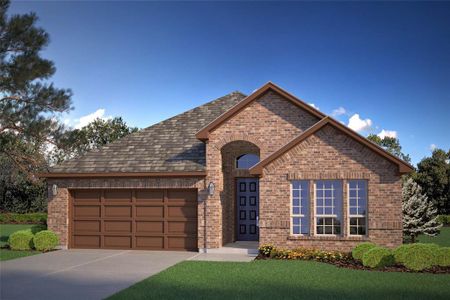 New construction Single-Family house 4805 Elberton Way, Fort Worth, TX 76244 THE OAK- photo 0