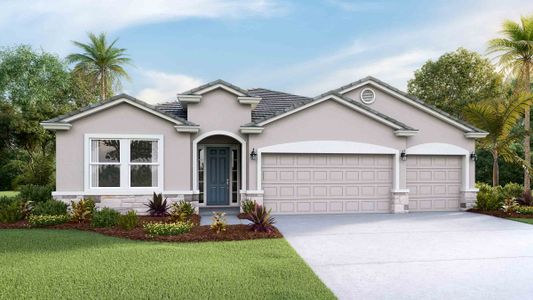 New construction Single-Family house 32266 Eldorado Canyon Loop, Wesley Chapel, FL 33543 Destin- photo 1 1