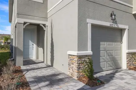 New construction Townhouse house 5457 Brooklet Woods Drive, Wesley Chapel, FL 33545 - photo 1 1