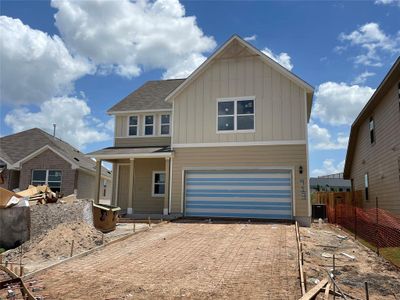 New construction Single-Family house 913 Palo Brea Loop, Hutto, TX 78634 Knox Homeplan- photo 0 0