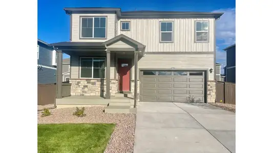 New construction Single-Family house 9942 Cathay Street, Commerce City, CO 80022 HOLCOMBE- photo 0