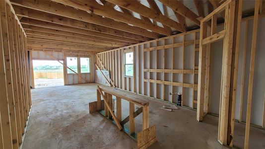 New construction Single-Family house 922 Palo Brea Loop, Hutto, TX 78634 Livingston Homeplan- photo 17 17