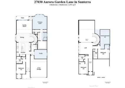 New construction Single-Family house 27030 Aurora Garden Lane, Katy, TX 77493 Panamera Plan- photo 27 27