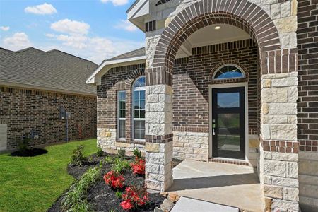 New construction Single-Family house 3020 Myrtle Sunset Drive, Katy, TX 77493 The Aintree- photo 1 1