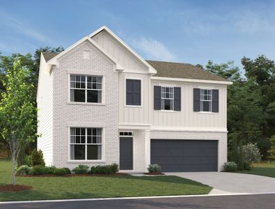 Rendering is for illustrative purposes. Actual exterior selections may vary by homesite.