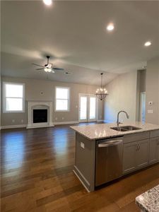 New construction Townhouse house 392 Lakeside Court, Canton, GA 30114 The Sidney- photo 7 7