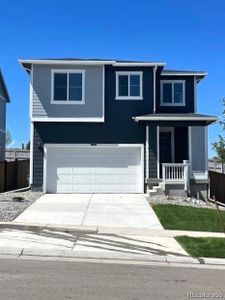 New construction Single-Family house 17973 Dandy Brush Drive, Parker, CO 80134 CABRAL- photo 0