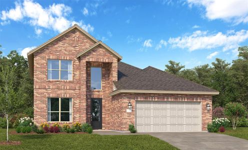 New construction Single-Family house 27219 Henley Ridge Drive, Katy, TX 77493 Foxglove- photo 0 0