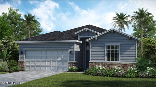 New construction Single-Family house 2621 Lavender Loop, Green Cove Springs, FL 32043 Trevi- photo 0