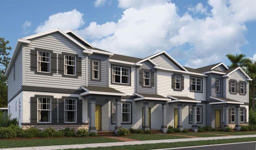 New construction Townhouse house 875 Creeping Fig, Apopka, FL 32703 Windham II - Townhome Series- photo 0