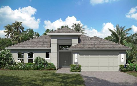 New construction Single-Family house 4277 Montagu Avenue, Vero Beach, FL 32967 Dahlia 21- photo 0 0