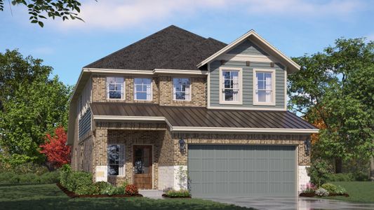 New construction Single-Family house Greenville - 40' Lot, Prairie Lakeshore Lane, Katy, TX 77493 - photo