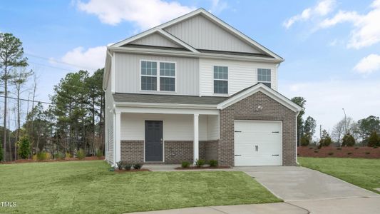 New construction Single-Family house 3608 Drafton Drive, Raleigh, NC 27610 The Oliver- photo 0