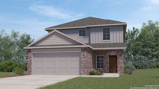 New construction Single-Family house 14311 Novaculite Road, San Antonio, TX 78253 The Nicole- photo 0 0